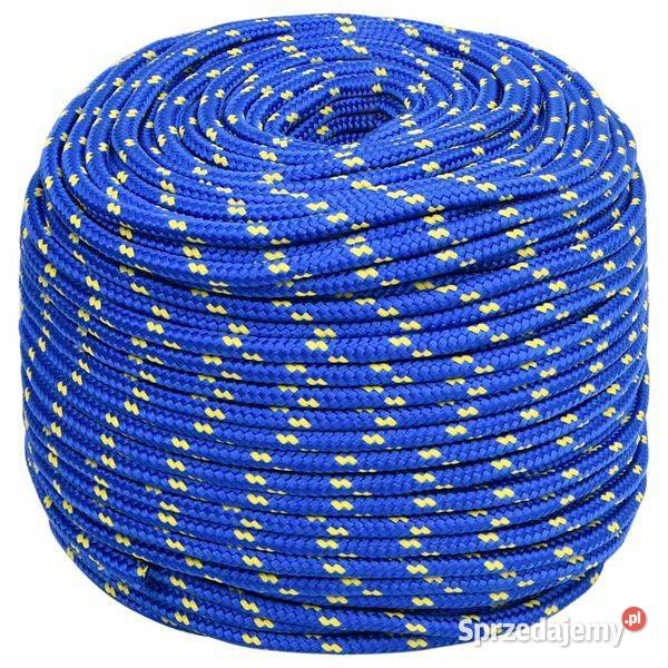 vidaXL Linka żeglarska niebieska 10 mm 500 m