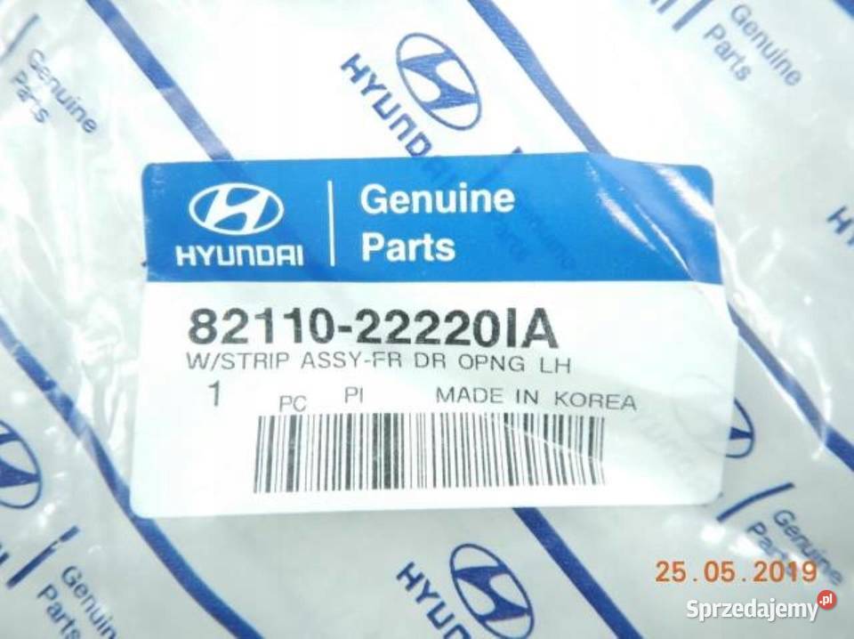 USZCZELKA DRZWI LP HYUNDAI ACCENT EXCEL 9599