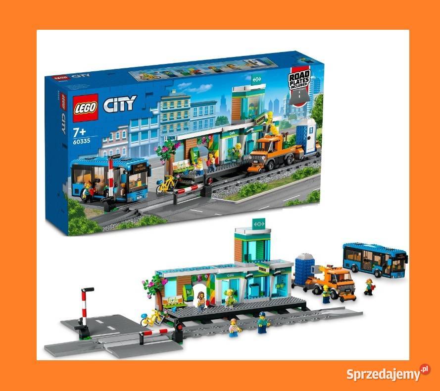 LEGO City 60335 Dworzec kolejowy Łódź
