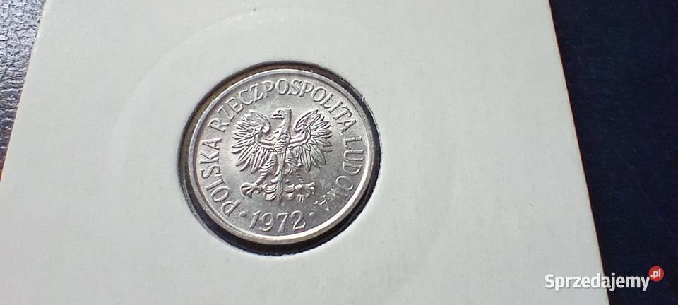 Stare monety 5 groszy 1972 Polska PRL mennicza Lesko