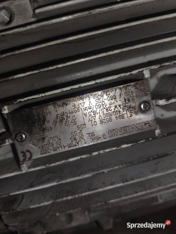 Silnik Elektryczny Siemens 15kW Bydgoszcz sprzedam