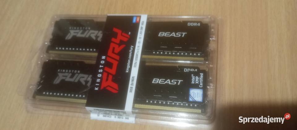 Kingstone Pamięć RAM DDR4 32Gb RAM Fury Beast Pamięci