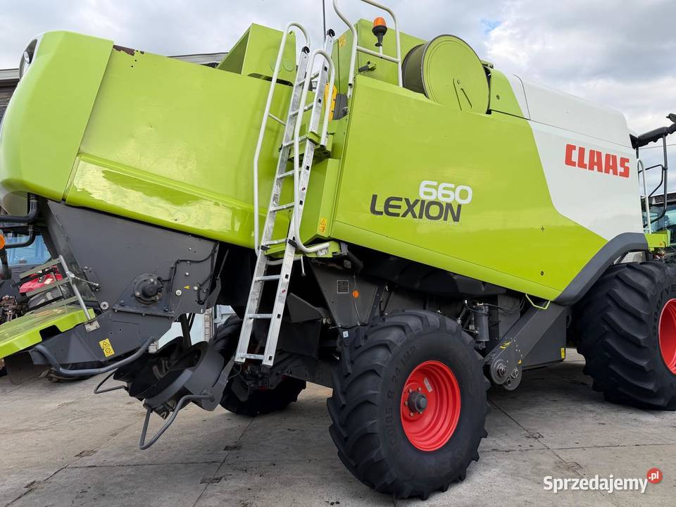 Kombajn zbożowy Claas Lexion 660 heder V750 Zbożowe Nowa Ruda
