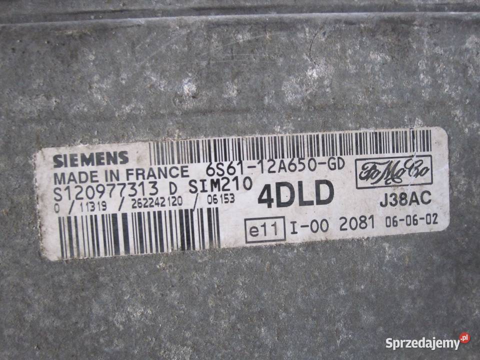 FORD 14 16V komputer sterownik silnika sprzedam
