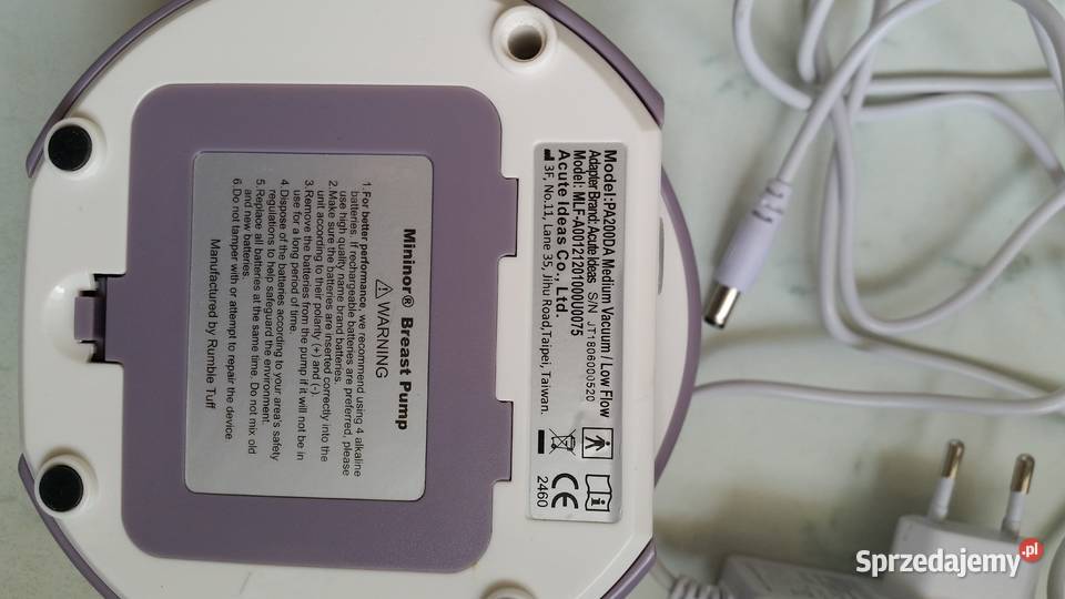 Odciagacz pokarmu Mininor PA200DA Breast Pump Puławy