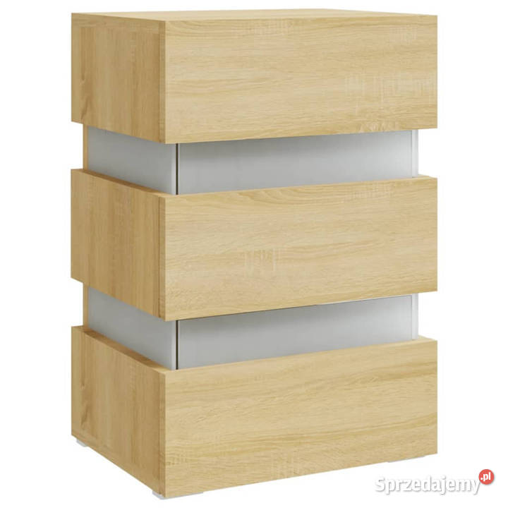 Szafka nocna dąb sonoma 45x35x67 materiał