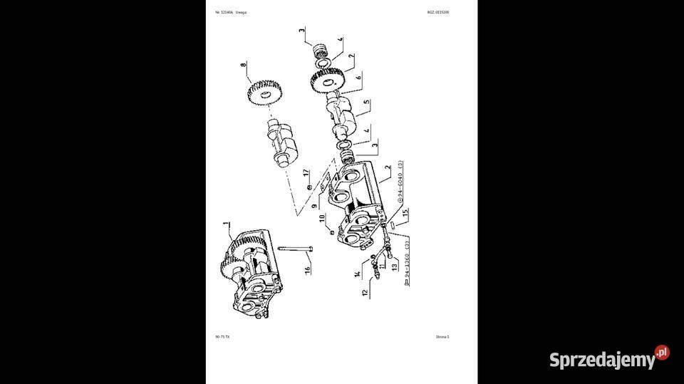 RENAULT 9075 TX katalog części Polsku Gdańsk