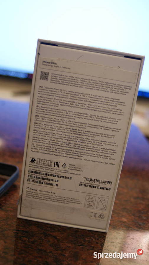 Iphone 16 pro 256gb 99 kondycji kolor Czarny Legnica sprzedam