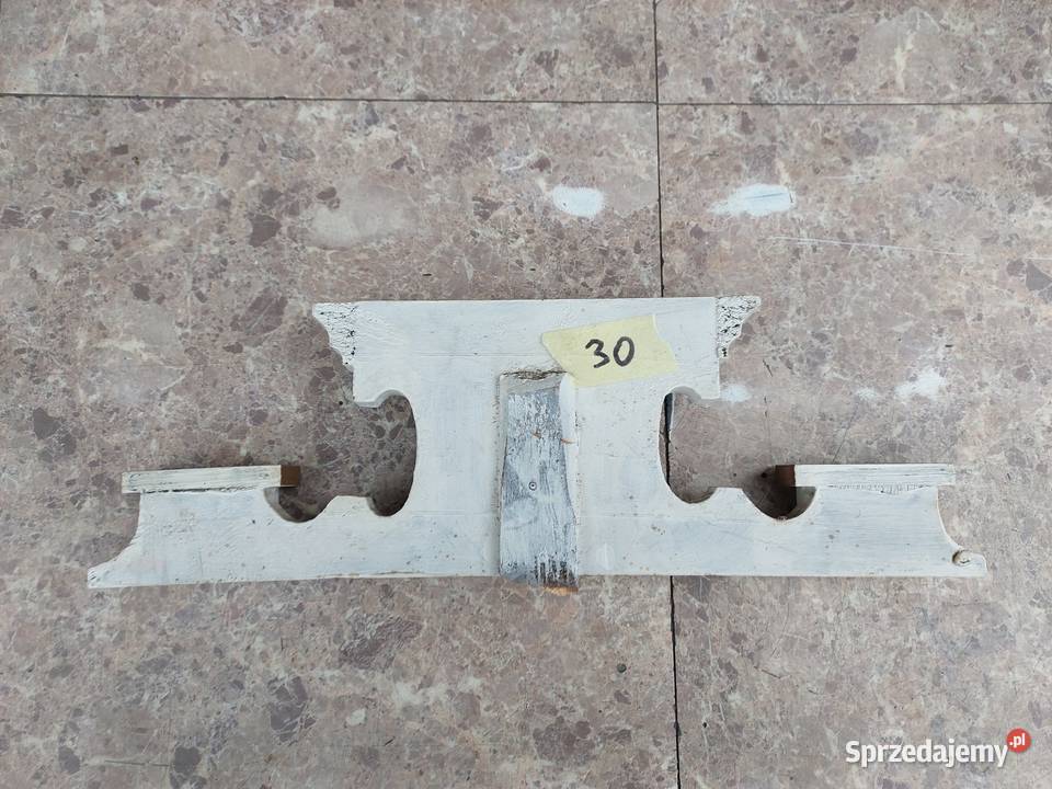 30 biała korona starego zegara szafki lustra itp Tczew