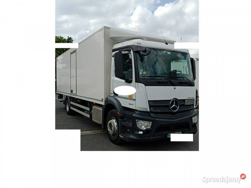 Mercedes Antos 1827 Euro 6 301 udok kontener 21 blokada mostu mazowieckie Góra Kalwaria