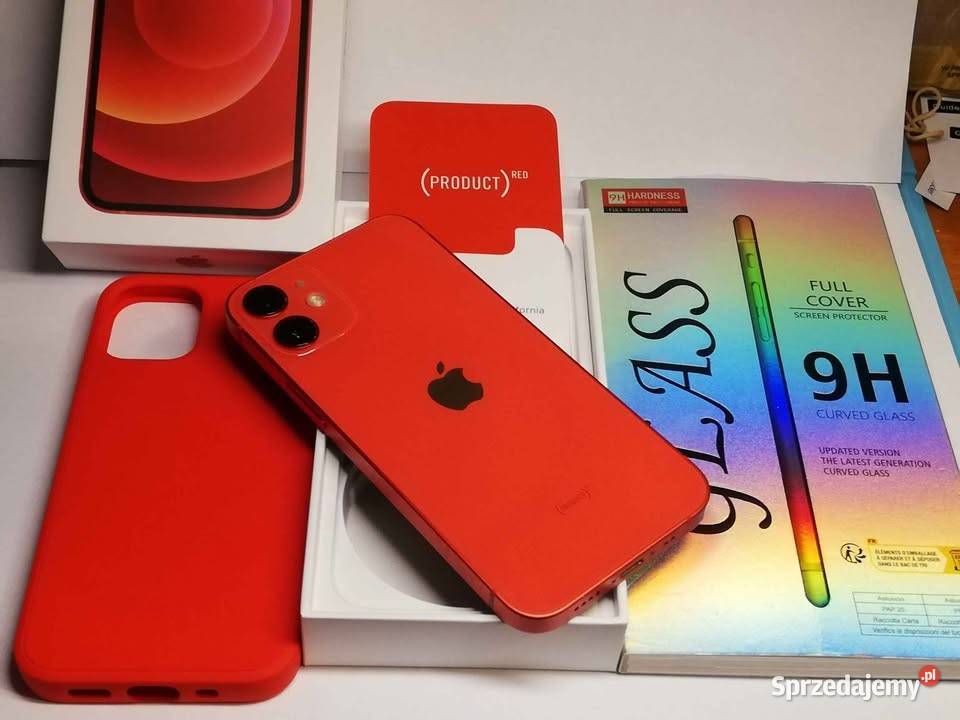 Apple IPhone 12 Mini 64GB Product RED Oryginalny Apple / iPhone Ostrów Wielkopolski sprzedam