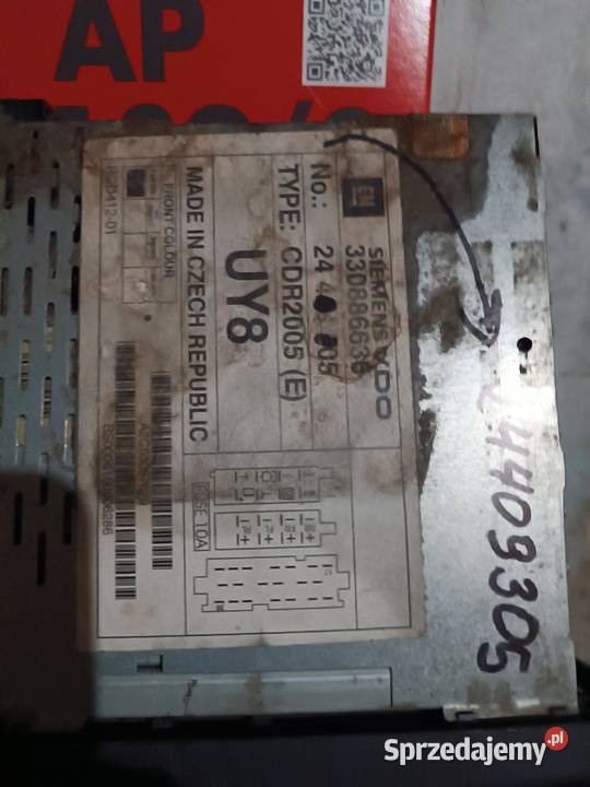 Radio samochodowe opel vdo uv8 Siemens Szczecinek