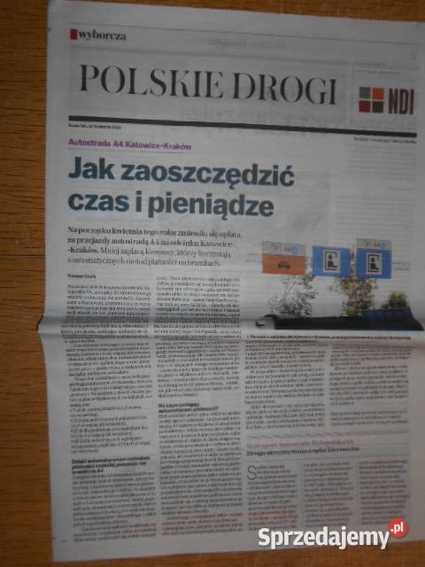 Polskie drogi cztery dodatki Gazeta Wyborcza lubelskie Parczew sprzedam