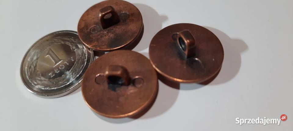 GUZIKI WOJSKOWE Niemcy groszek 3 sztuk Warszawa