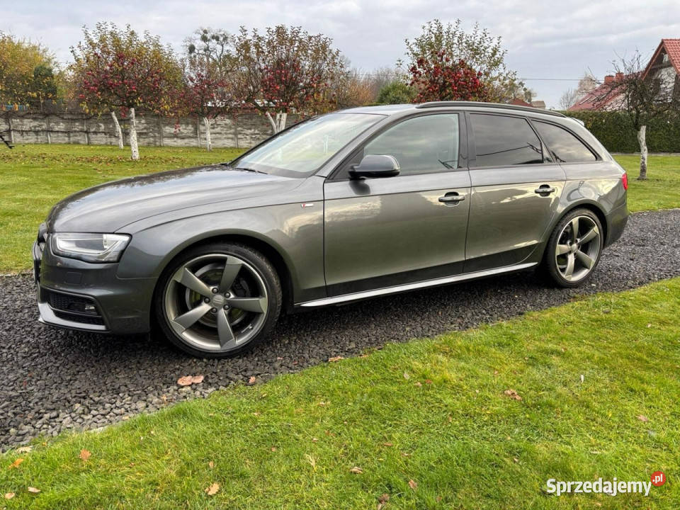 Audi A4 Quattro 190 3x SLine 2015 Alcantara B8 garażowany Nysa sprzedam