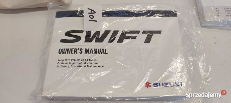 SUZUKI SWIFT MK9 KSIĄŻKA INSTRUKCJA WERSJA