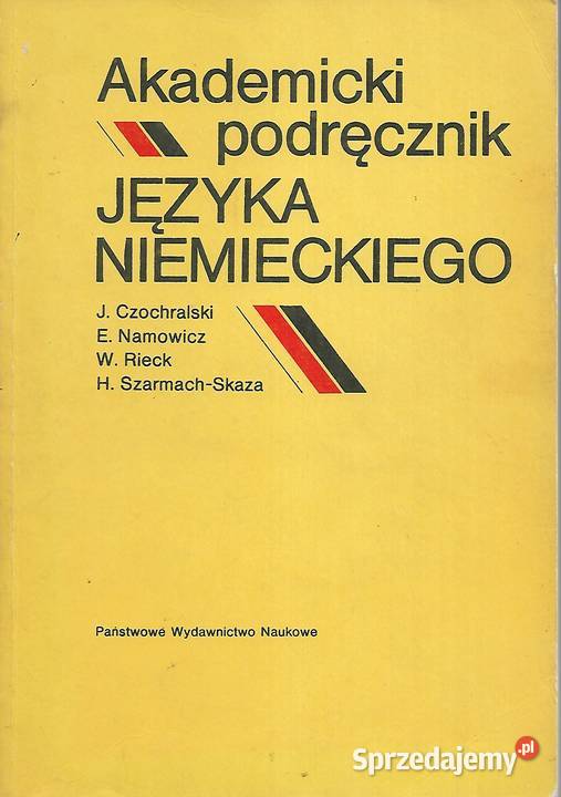 Akademicki podręcznik j niem J Czochralski i lubelskie sprzedam