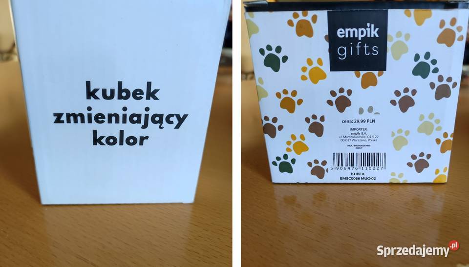 prezent kubek ceramiczny zmieniający kolory koty świętokrzyskie Kielce sprzedam