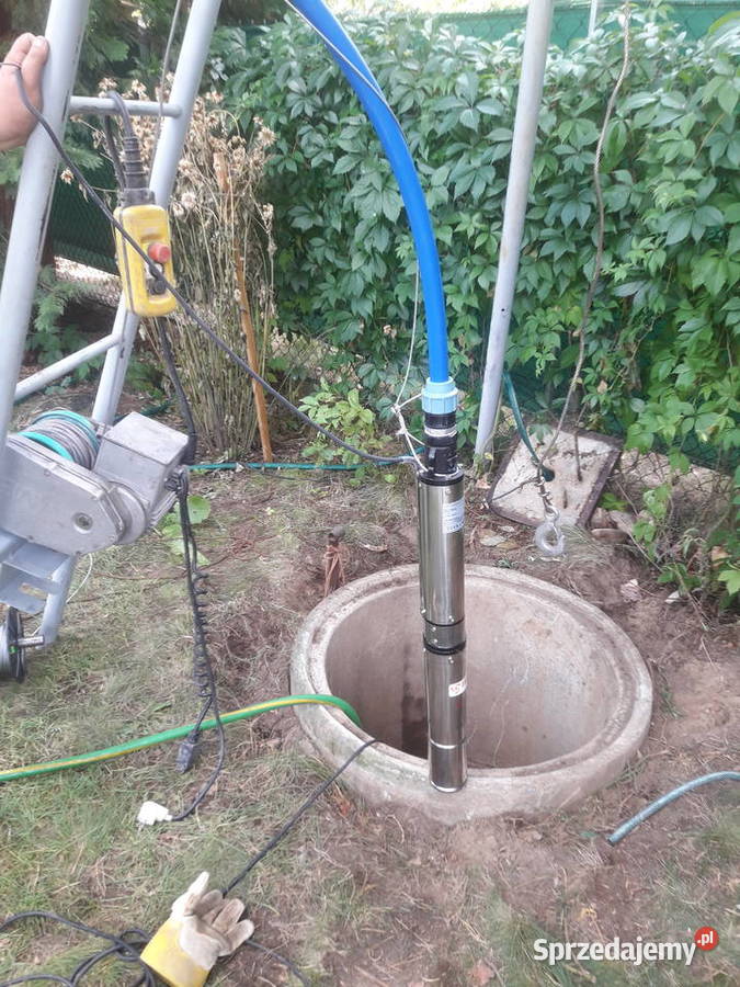 Pogłębianie studni Głębinówka w studni Pabianice