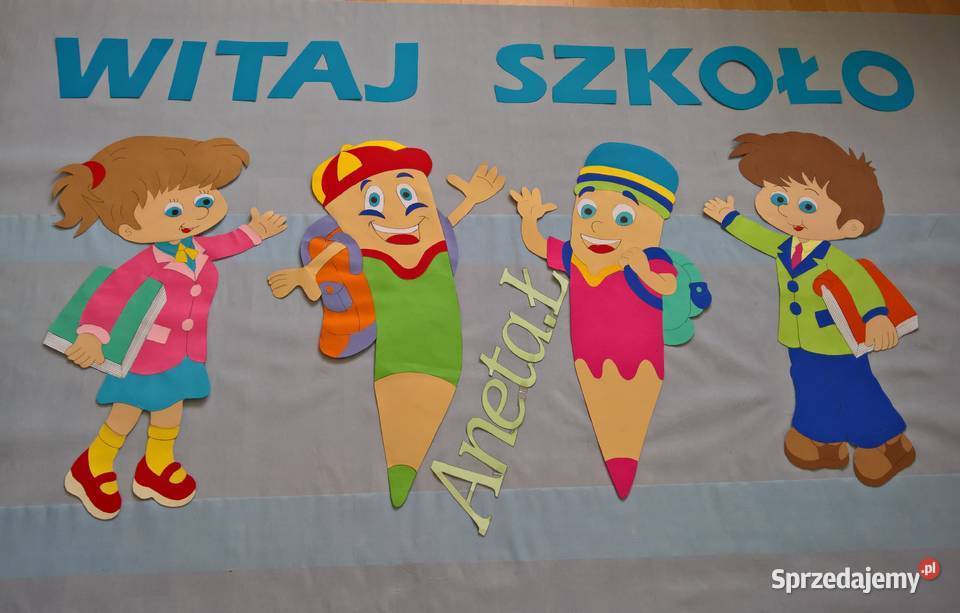 Dekoracje na rozpoczęcie roku szkolnego z Ryki sprzedam