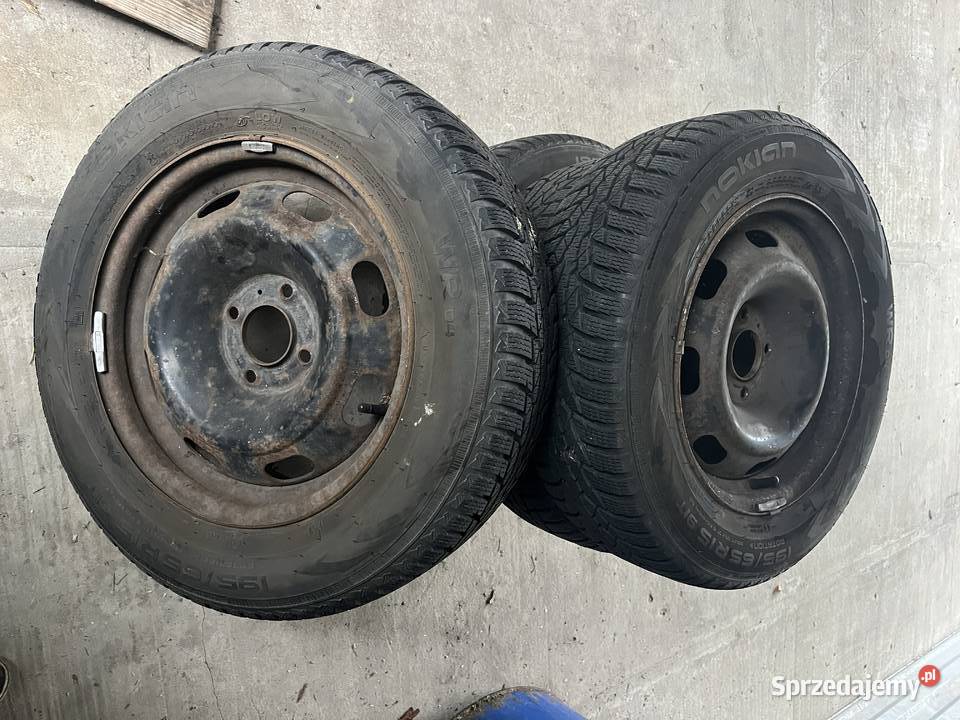 Opony zimowe z felgami peugeot 307 308 195 65 Kraśnik