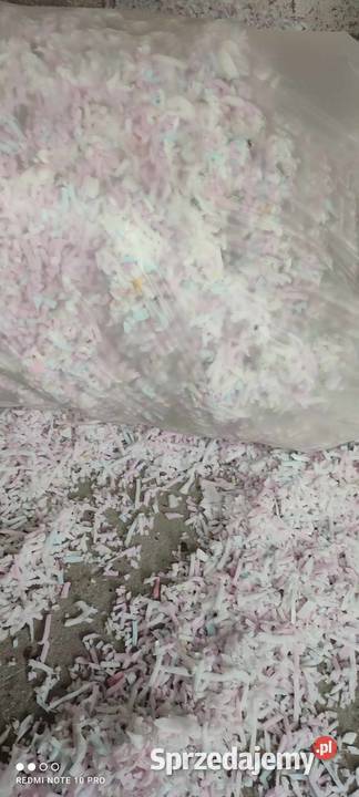 Wypełniacz kolorowa frytka z pianki pp każda Bartoszyce sprzedam