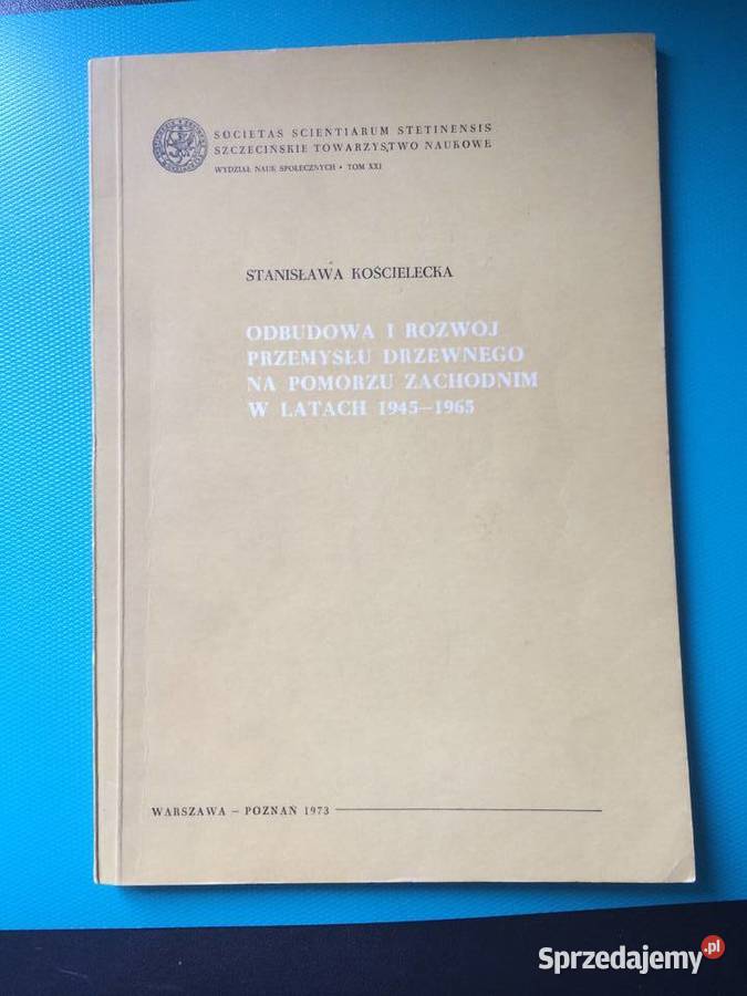 3449 Odbudowa Przemysłu Drzewnego Na Pom Szczecin