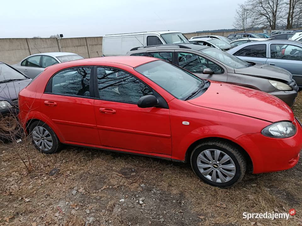 Chevrolet Lacetti 14 6950 kW 2006 r dawca części wielkopolskie Szklarka Myślniewska