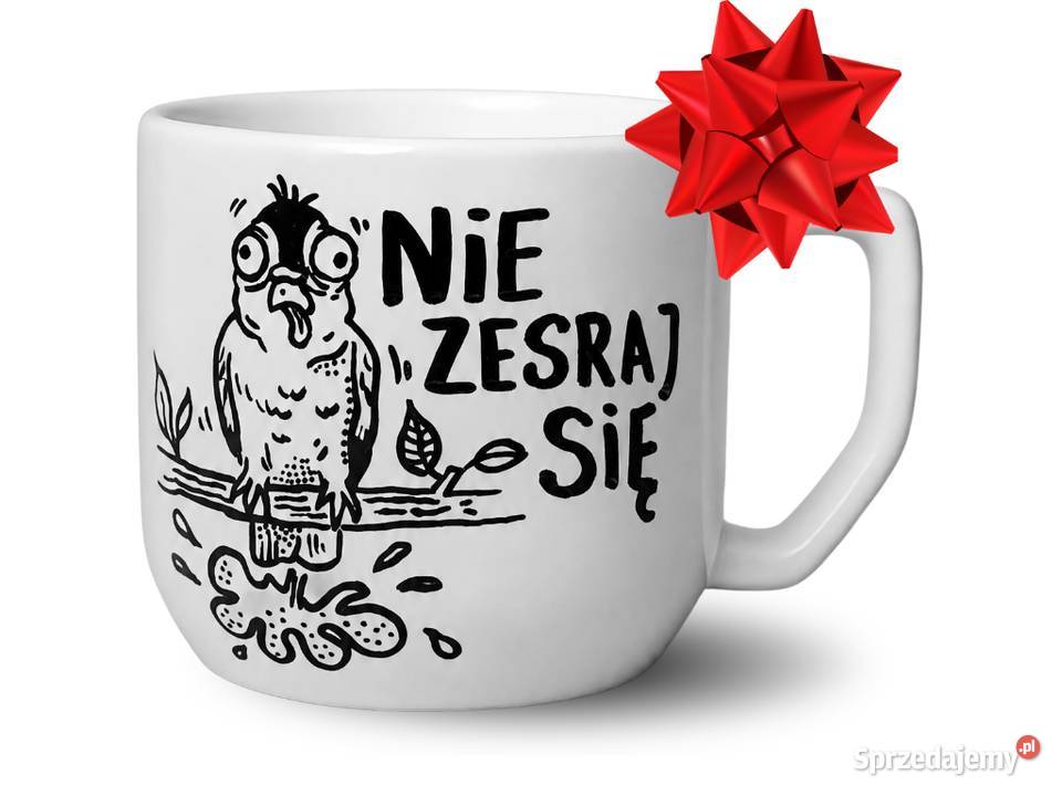 Kubek Ceramiczny Ręcznie Malowany PTAK 300ml