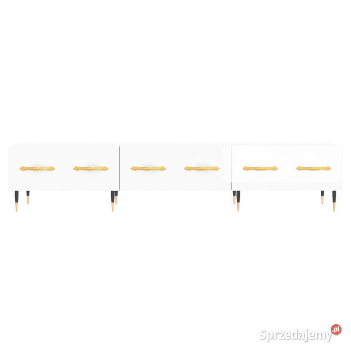 Szafka pod TV wysoki połysk biała 150x36x30 Warszawa