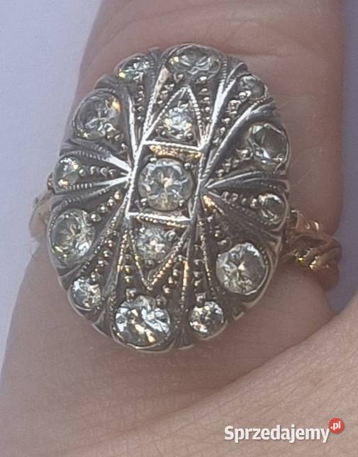 Pierścień retro złoto 585 Myślenice sprzedam