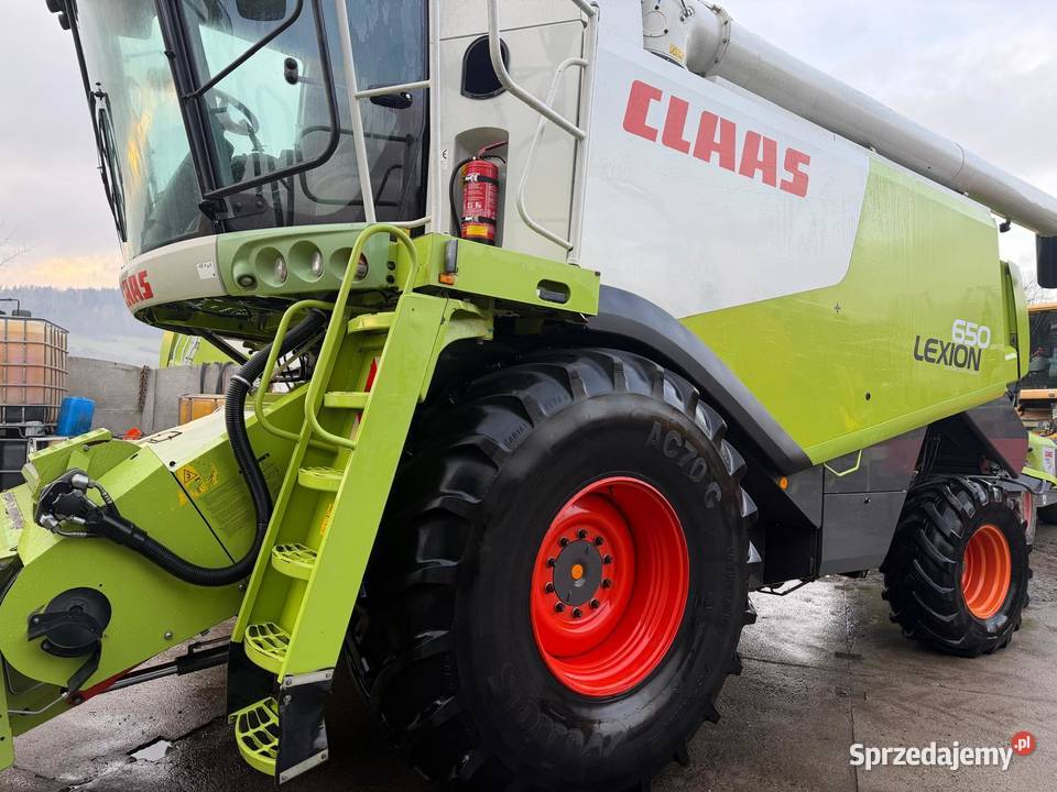 Kombajn Claas Lexion 650 heder V750 pro 2011 w Nowa Ruda