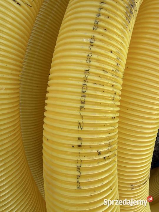 Rura drenarska pełna fi 100 17mb rynna Lednica Górna