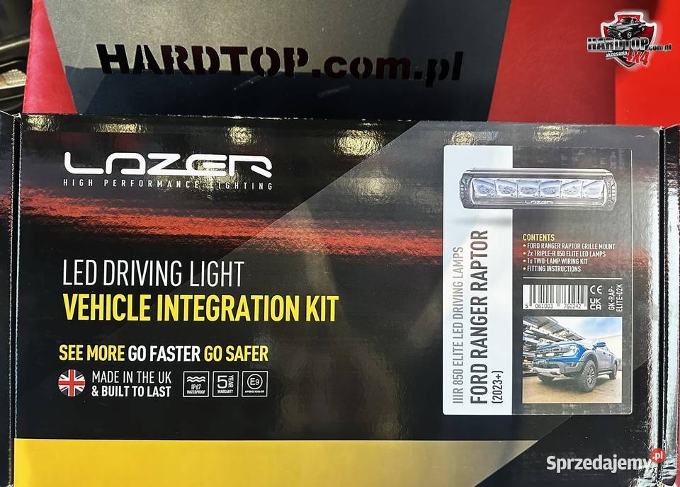 Oświetlenie LAZER zestaw led w Grill LAZER Elite Lampy przednie Części samochodowe warmińsko-mazurskie