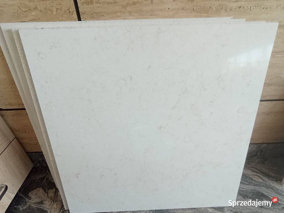 Konglomerat kwarcowy BIANCO AURELIO 60x60x12 podkarpackie
