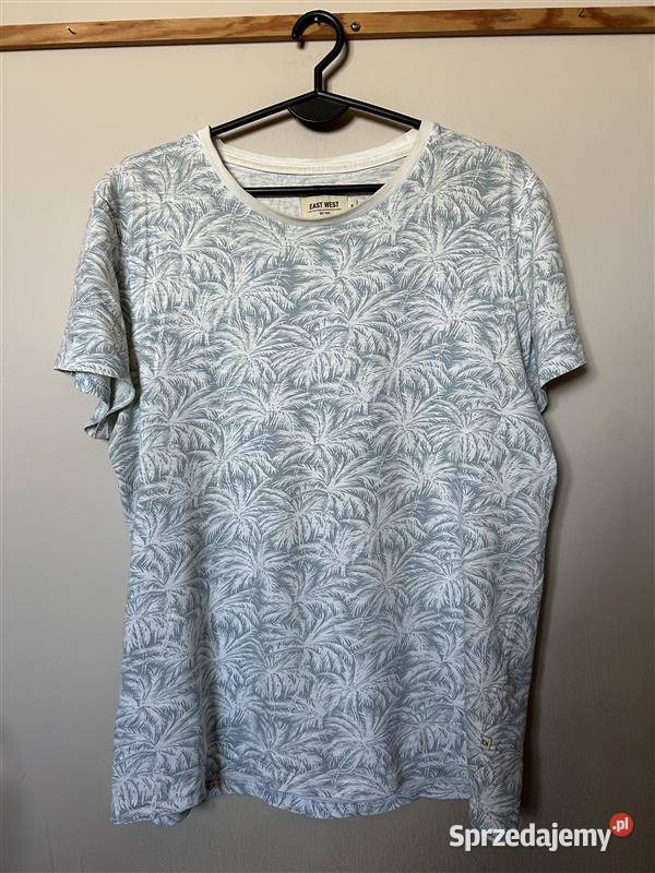 Męska koszulka w palmy EAST WEST M OKAZJA Rozmiar M Zamość