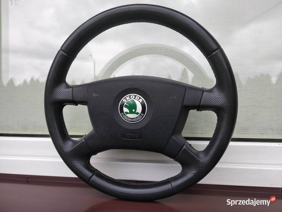 Skoda Fabia I 1 6Y kierownica skórzana skóra Kierownice łódzkie Sieradz
