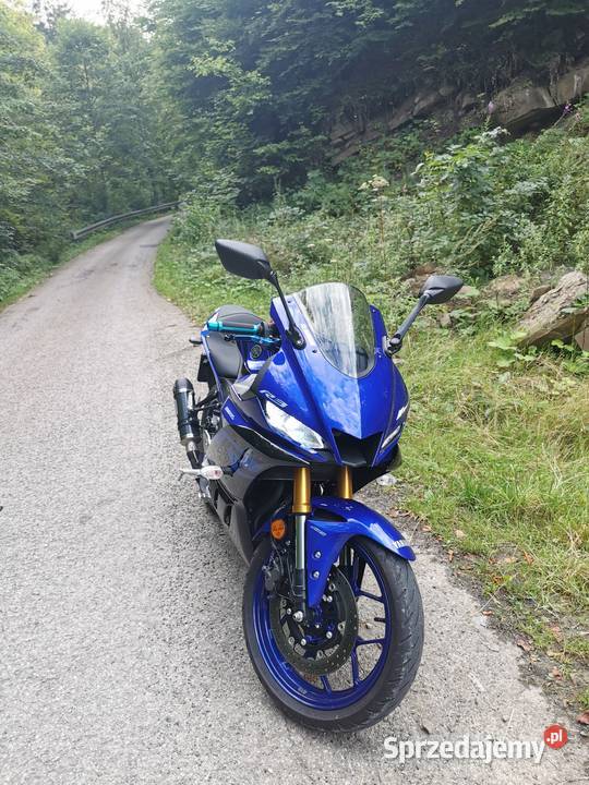 Yamaha R3 2019r granatowy Motocykle, skutery, quady Przyszowa