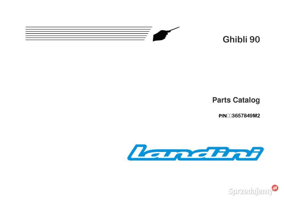 Landini 7500 Instrukcja katalog napraw obsługi Szamotuły sprzedam