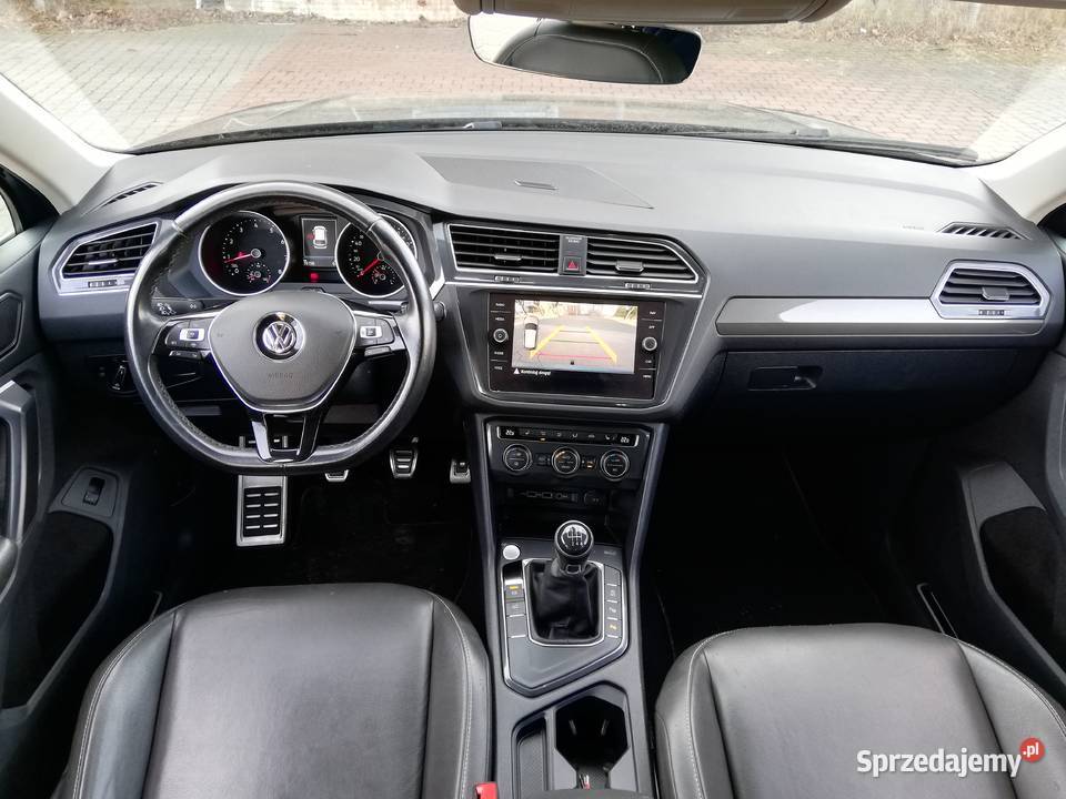 VW Tiguan II 2019 15benzyna kamera cofania przyciemniane szyby wielkopolskie Sompolno