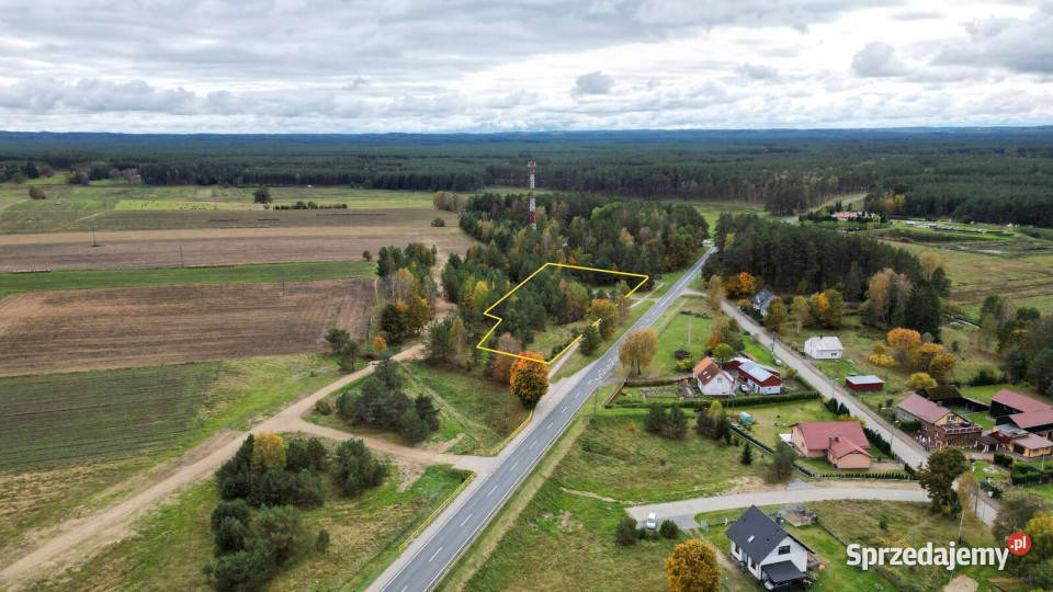 Działka inwestycyjna drodze DK21 Sprzedaż Trzebielino