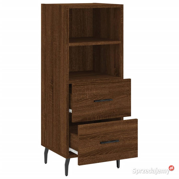 Szafka brązowy dąb 345x34x90 materiał Warszawa