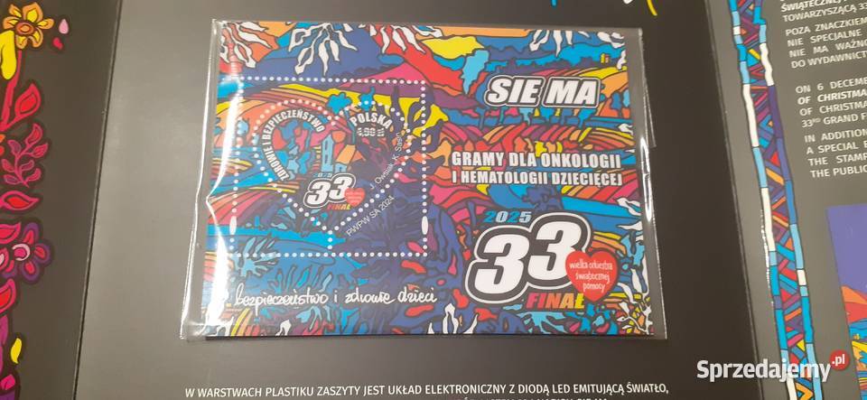 Karnet Folder BLOK 5426 ND Wielka Orkiestra 33 Zadąbrowie