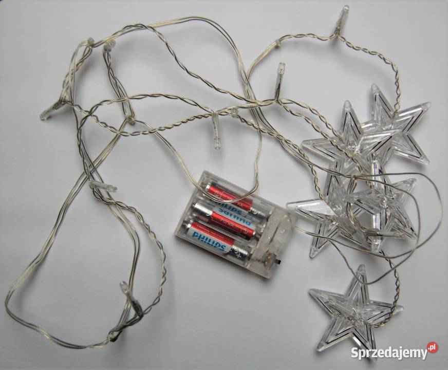 Gwiazdki kurtyna 14 LED kolorowe Bulinex lubelskie Lublin