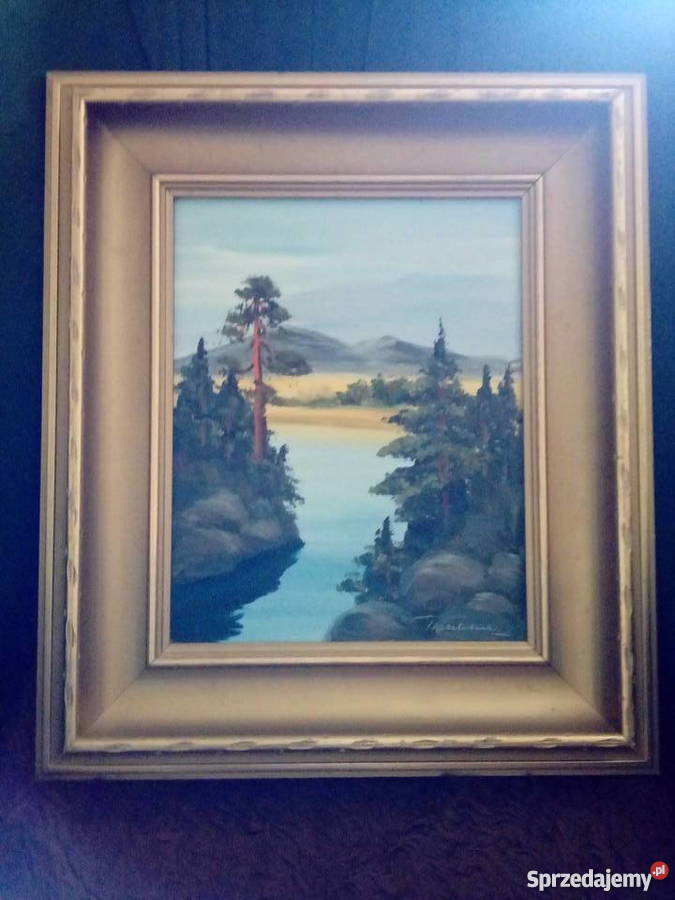 obraz olejny krajobraz Gorzów Wielkopolski