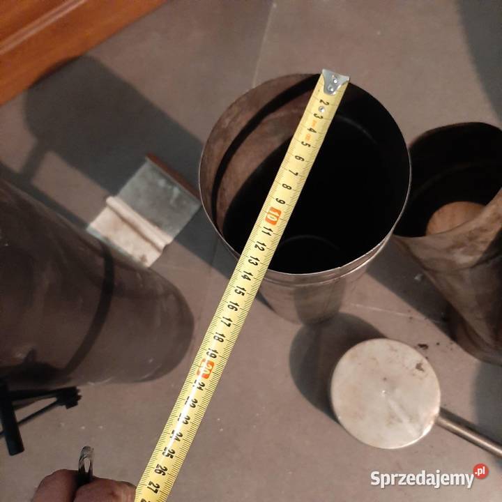 przyłącze spalinowe kotła CO z kominem Różan