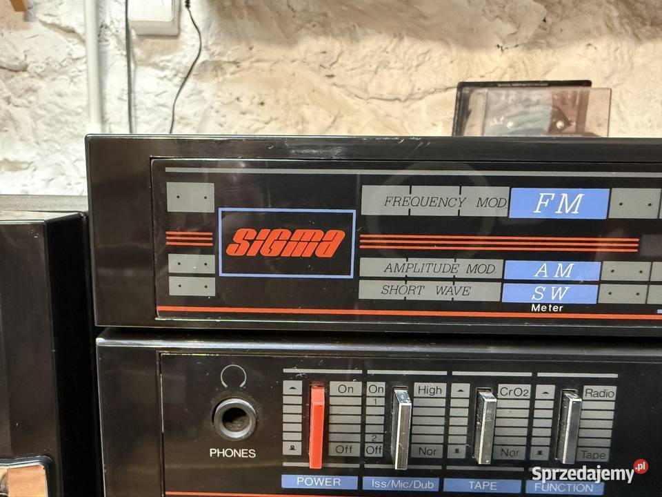 Radiomagnetofon PRL Sigma GE389D Trzebinia