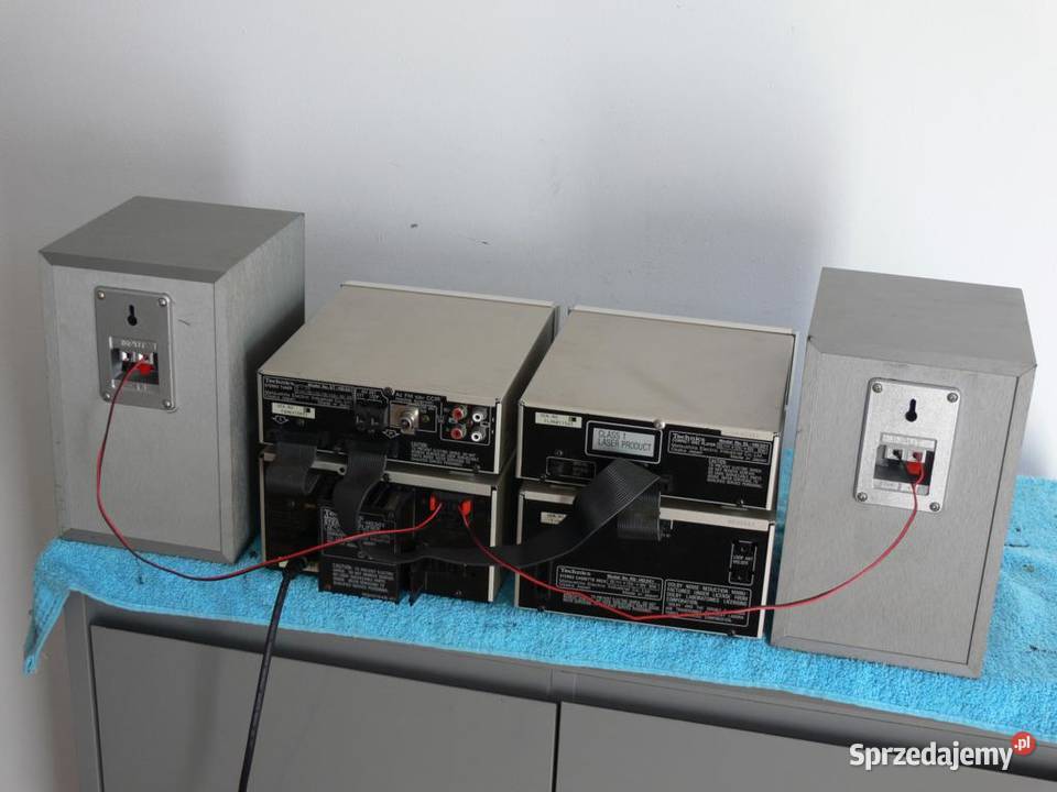 Wieża Technics SEHD301 pilot kolumny WYSYŁKA Wieże i miniwieże Jasło