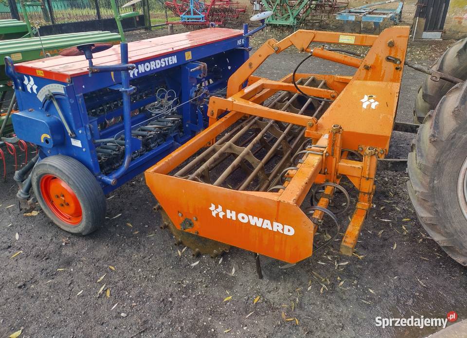 Agregat uprawowo siewny 3 m HOWARD z hydropakiem