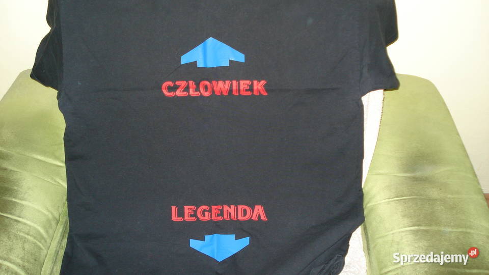 Tshirt koszulka męska XXL CzłowiekLegenda łódzkie Łódź